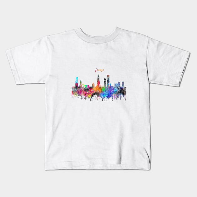 Chicago Kids T-Shirt by RosaliArt
